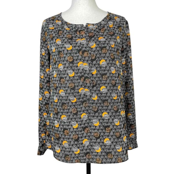 CAbi Eclipse Moon Long Sleeve Blouse - Picture 2 of 16